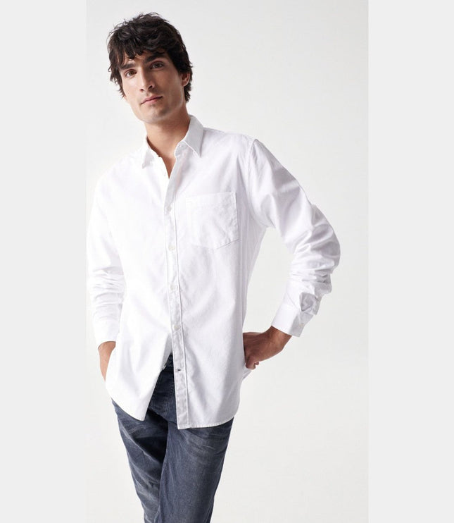 SALSA JEANS MENS BASIC OXFORD SHIRT REGULAR FIT Mens Shirts