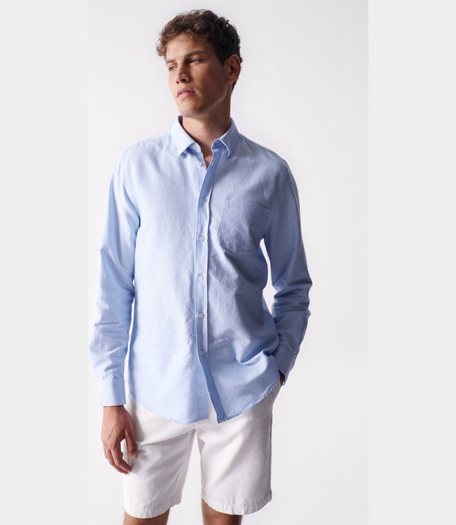 SALSA JEANS MENS BASIC OXFORD SHIRT REGULAR FIT Mens Shirts