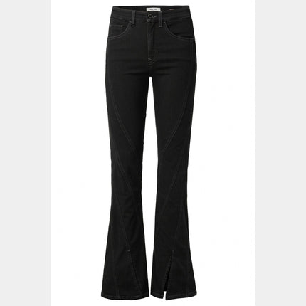 SALSA JEANS WOMENS FAITH PUSH IN JEANS WITH SEAM EFFECT BLACK