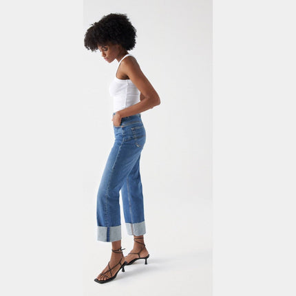 STRAIGHT FAITH PUSH IN JEANS Womens Jeans