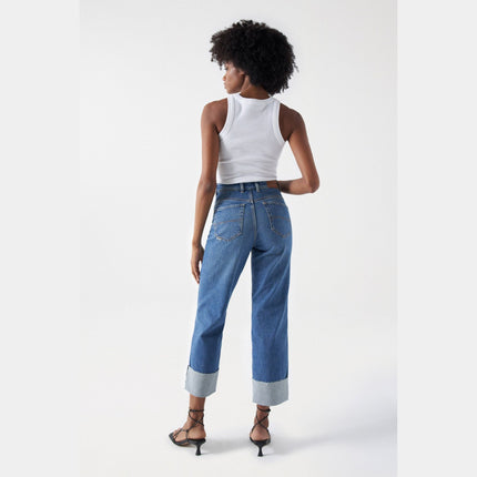 STRAIGHT FAITH PUSH IN JEANS Womens Jeans