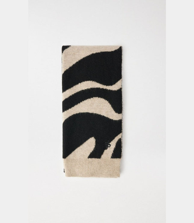 SALSA JEANS WOMENS ANIMAL PRINT SCARF Womens Accessories