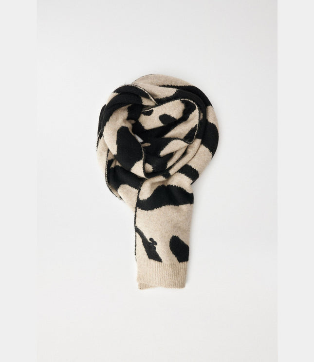 SALSA JEANS WOMENS ANIMAL PRINT SCARF Womens Accessories