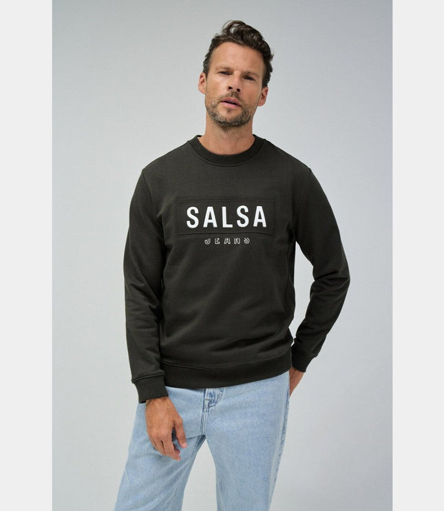 SALSA JEANS MENS FRENCH TERRY SWEATSHIRT Mens Sweatshirts and Knits