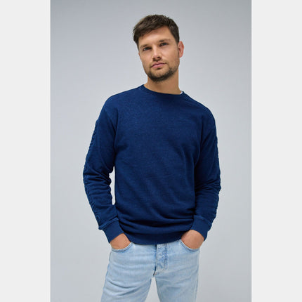 SALSA JEANS SWEATSHIRT WITH BRANDING Mens Sweatshirts and Knits