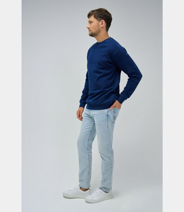 SALSA JEANS SWEATSHIRT WITH BRANDING Mens Sweatshirts and Knits