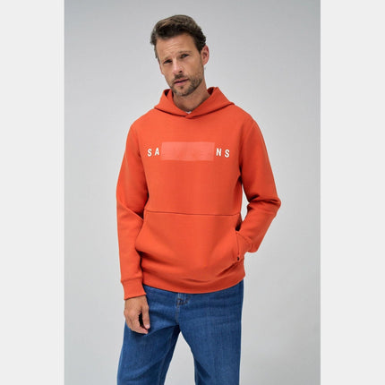 SALSA JEANS NEOPRENE HOODIE SWEATSHIRT Mens Sweatshirts and Knits