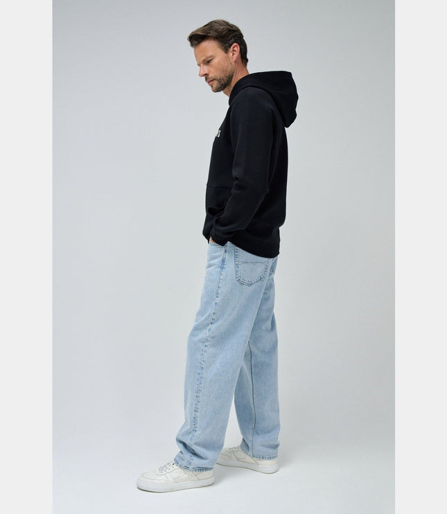 SALSA JEANS NEOPRENE HOODIE SWEATSHIRT Mens Sweatshirts and Knits