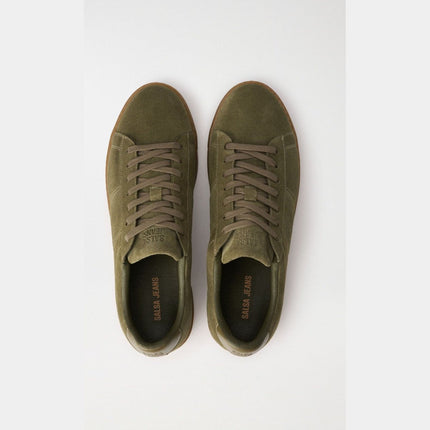 SALSA JEANS MENS SUEDE LEATHER TRAINERS Mens Shoes