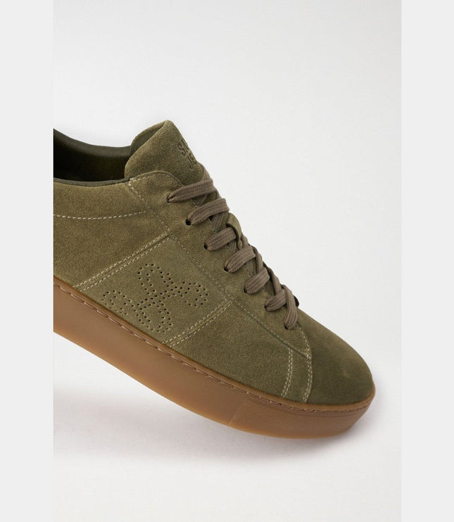 SALSA JEANS MENS SUEDE LEATHER TRAINERS Mens Shoes