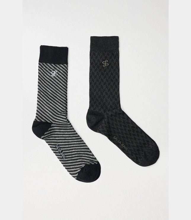 SALSA JEANS MENS TWO PACK SOCKS Mens Socks