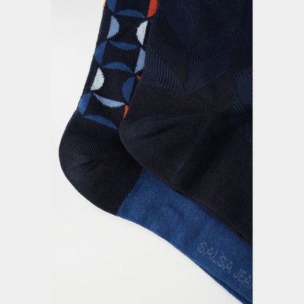 SALSA JEANS MENS TWO PACK SOCKS Mens Socks