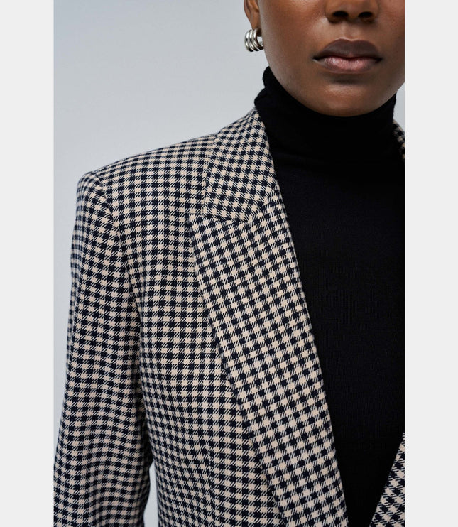 SALSA JEANS CHECKED BLAZER Womens Coats