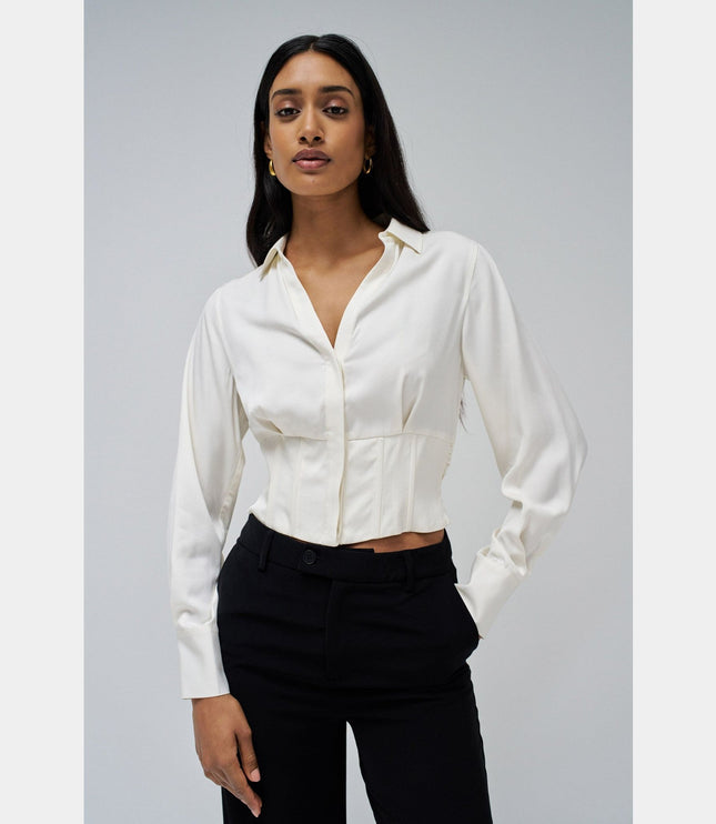 SALSA JEANS SHORT SHIRT Womens Shirts and Blouses