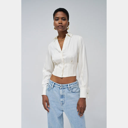 SALSA JEANS SHORT SHIRT Womens Shirts and Blouses