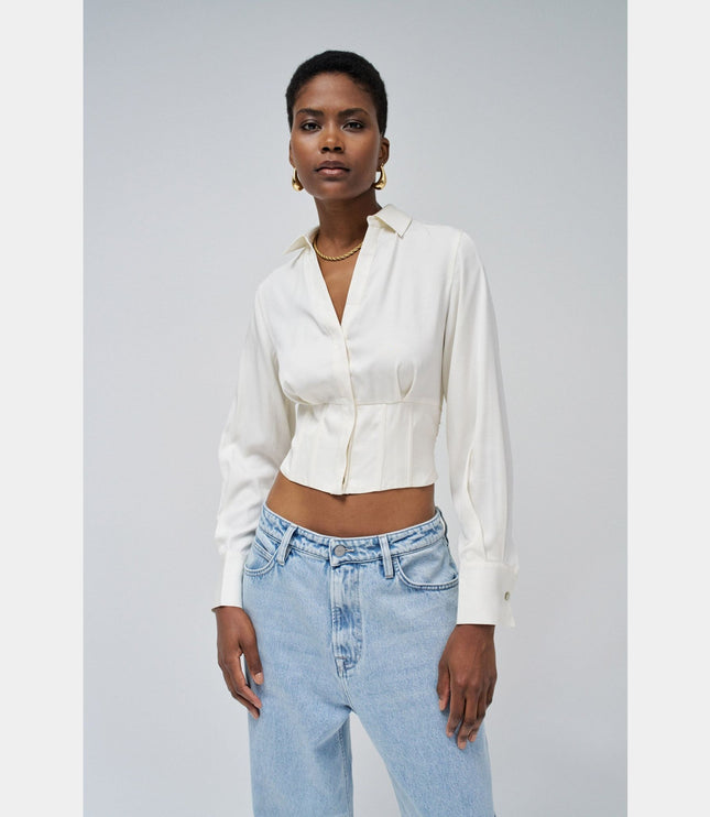 SALSA JEANS SHORT SHIRT Womens Shirts and Blouses