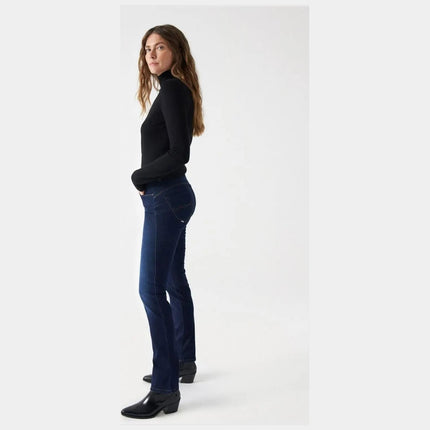 SALSA JEANS WOMENS SECRET PUSH IN SLIM JEANS BLUE