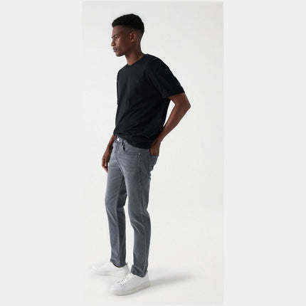 SALSA JEANS MENS SLIM FIT S-ACTIV JEANS GRAY