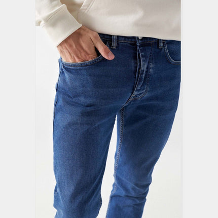 SALSA JEANS MENS REGULAR JEANS BLUE